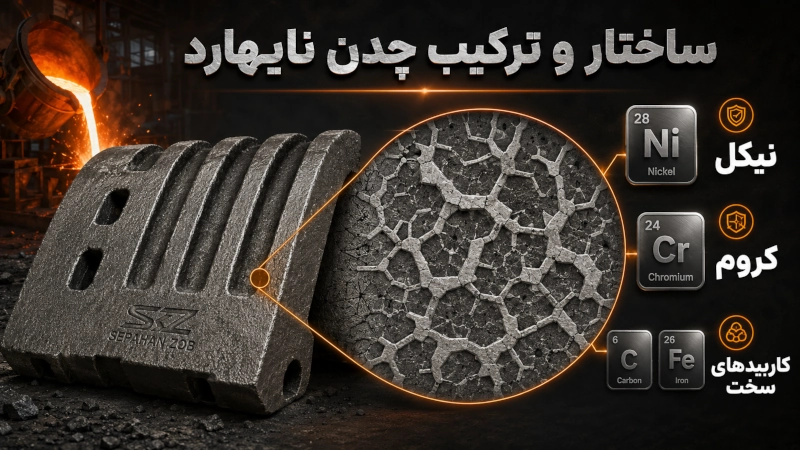ساختار چدن نایهارد