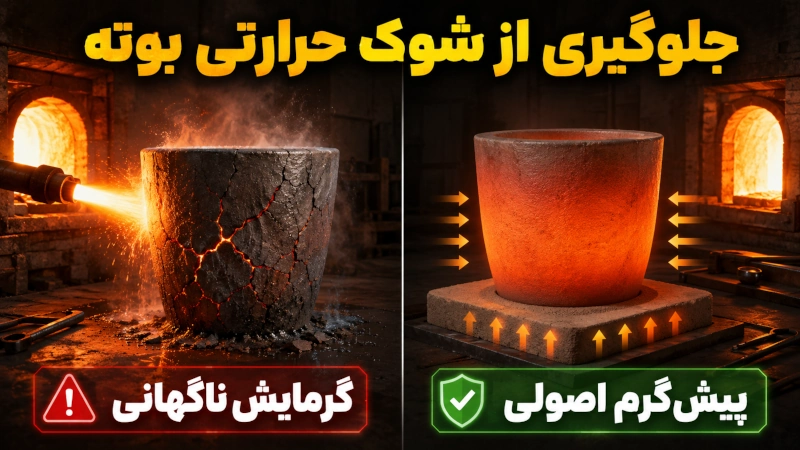 مقایسه روش های پیشگرم کردن بوته