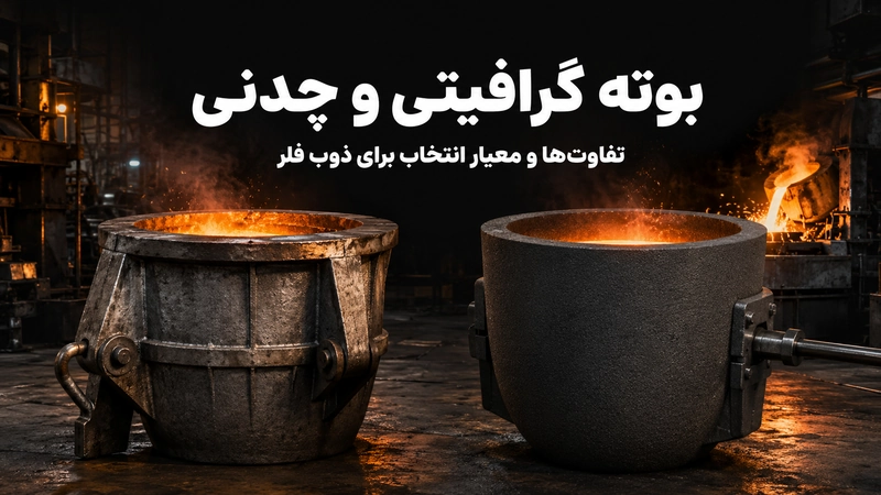 بررسی معیار های انتخاب بوته گرافیتی و چدنی