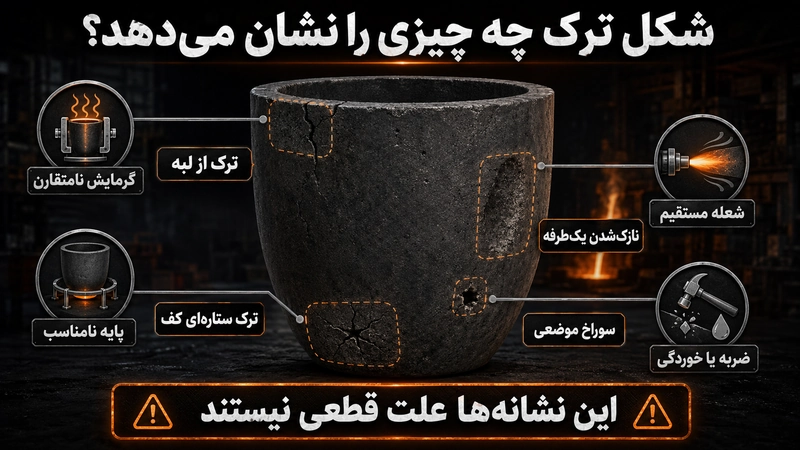 نشانه های ترک بوته