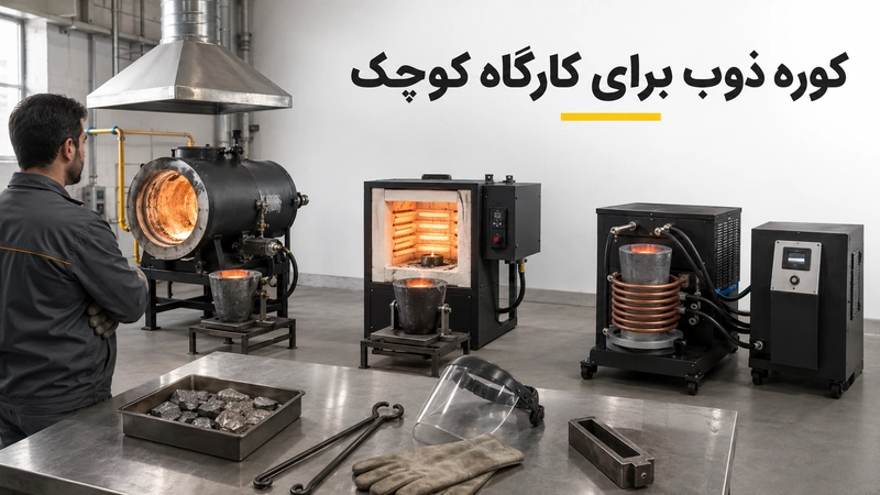 خرید کوره ذوب برای کارگاه کوچک