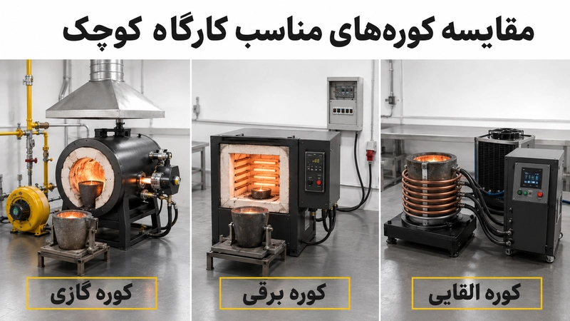 مقایسه کوره مناسب کارگاه کوچک
