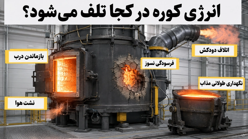 محل اتلاف انرژی کوره