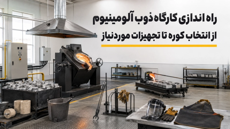 راه اندازی کارگاه ذوب آلومینیوم