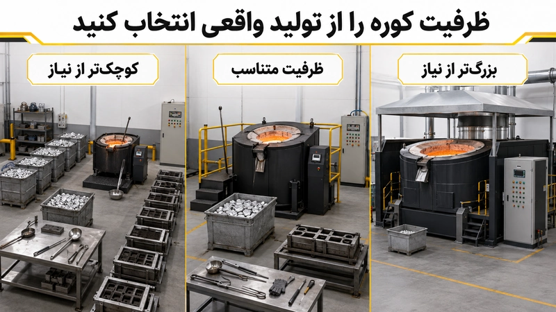 انتخاب ظرفیت و تولید واقعی